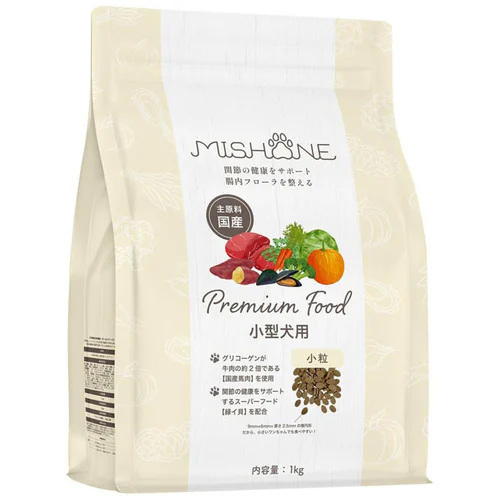 【単品】MISHONE ミシュワン 小型犬用 プレミアムドッグフード 1kg 無添加 ヒューマングレード 獣医師 ペット栄養士_0