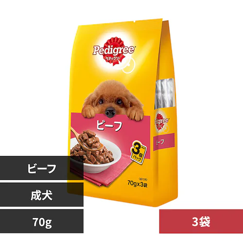 �y�f�B�O���[ �����p �p�E�` 70g�~3�� PWP5 �r�[�t ���t�[�h_0