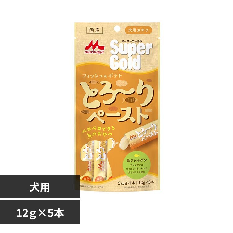 森乳サンワールド フィッシュ&ポテト とろ〜りペースト 12g×5本
