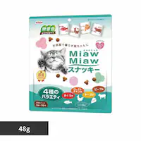 MiawMiaw�X�i�b�L�[ 4��̃o���G�e�B �܂��떡����[�X�g�`�L������r�[�t����`�L���� 48g 3000991 