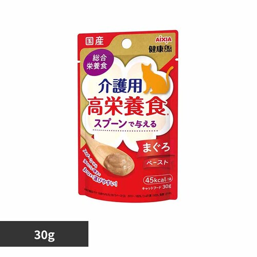 アイシア株式会社 国産 健康缶パウチ 介護用高栄養食 スプーンで与えるまぐろペースト 30g 3001213 【プラザセレクト】_0