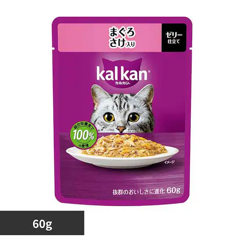 カルカン パウチ まぐろ さけ入り 60g KP115 キャットフード ウェットフード _0