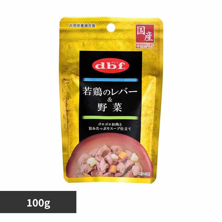 デビフペット 若鶏のレバー&野菜 100g 1304 【プラザセレクト】
