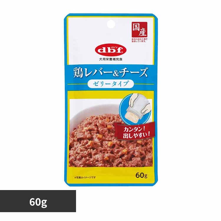 デビフペット 鶏レバー&チーズ ゼリータイプ 60g 1322 【プラザセレクト】