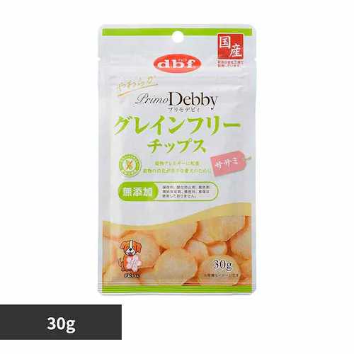 デビフペット プリモデビィ グレインフリーチップス ササミ 30g 5033 _0