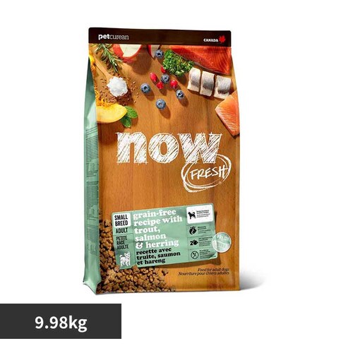 ナウフレッシュ  NOW スモールブリード フィッシュアダルト9.98kg グローバルペットニュートリション_0