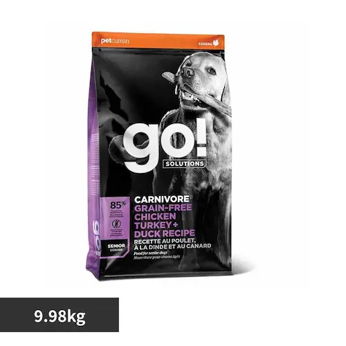 GO!SOLUTIONS カーニボア シニア チキンターキーダック 9.98kg グローバルペットニュートリション_0