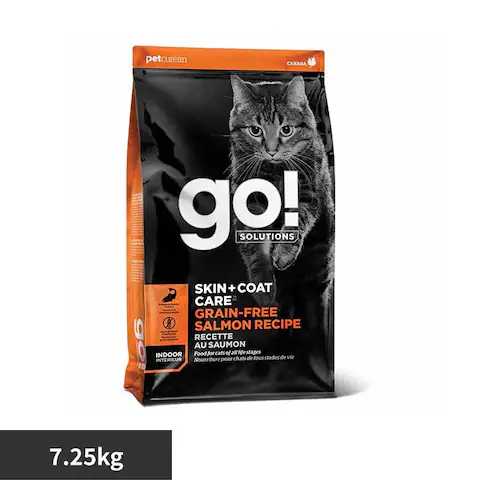 GO!SOLUTIONS GF 皮膚・被毛キャット サーモン 7.25kg グローバルペットニュートリション_0