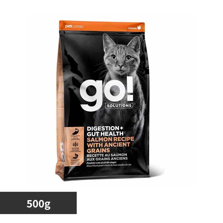 GO!SOLUTIONS GF 消化・腸の健康キャットサーモン 500g グローバルペットニュートリション