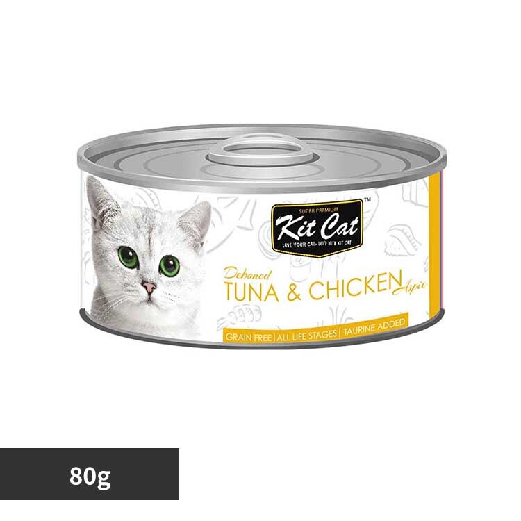 キットキャット トッパーズ ツナ&チキン 80g グローバルペットニュートリション
