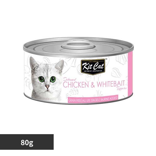 キットキャット トッパーズ チキン&シラス 80g グローバルペットニュートリション_0