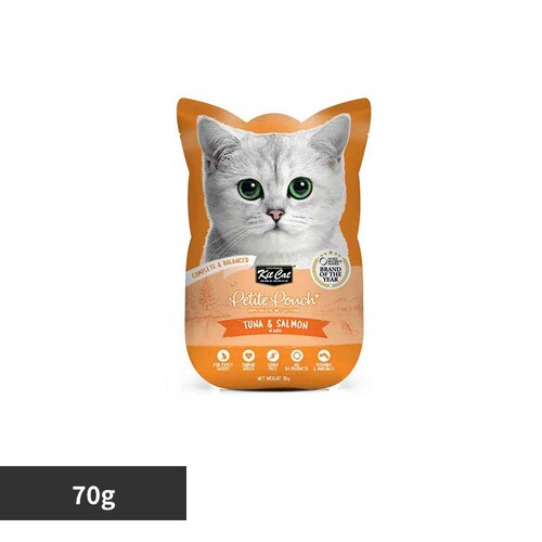 キットキャット プティパウチ ツナ&サーモン 70g グローバルペットニュートリション_0