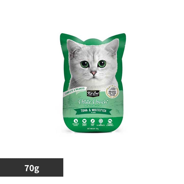 キットキャット プティパウチ ツナ&白身魚 70g グローバルペットニュートリション