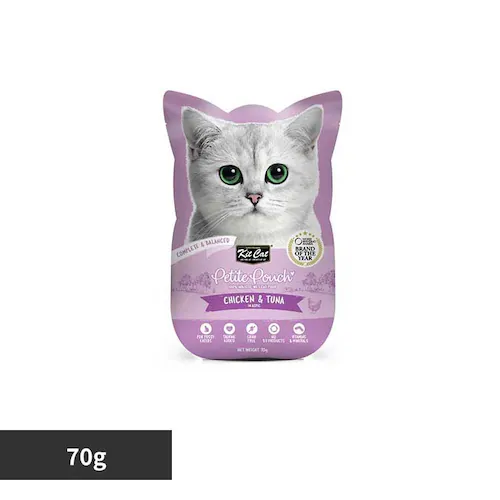 キットキャット プティパウチ チキン&ツナ 70g グローバルペットニュートリション_0