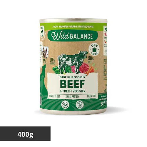 ワイルドバランス ビーフフード 400g 生食 無添加  グローバルペットニュートリション_0