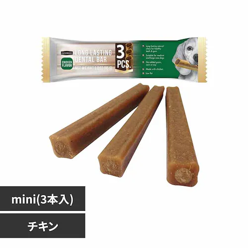 ルークラン グディーズ デンタルバー mini チキン 犬 おやつ_0