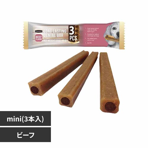 ルークラン グディーズ デンタルバー mini ビーフ 犬 おやつ_0