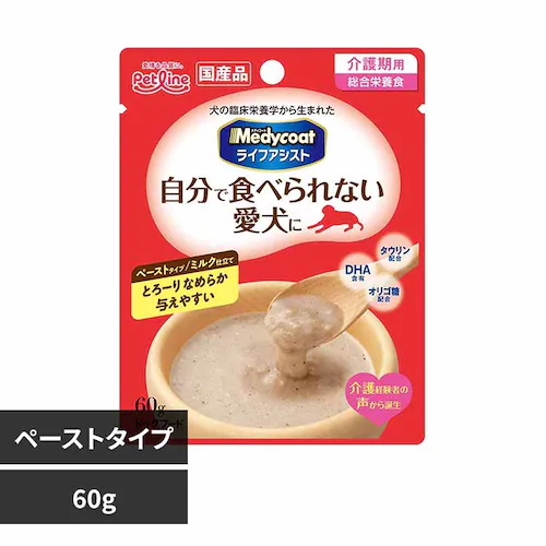 メディコート ドッグフード ライフアシスト ペーストタイプ ミルク仕立て 60g 1040725_0