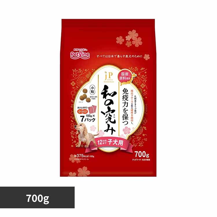 JPスタイル ドッグフード 和の究み 12か月まで子犬用 700g 1041125