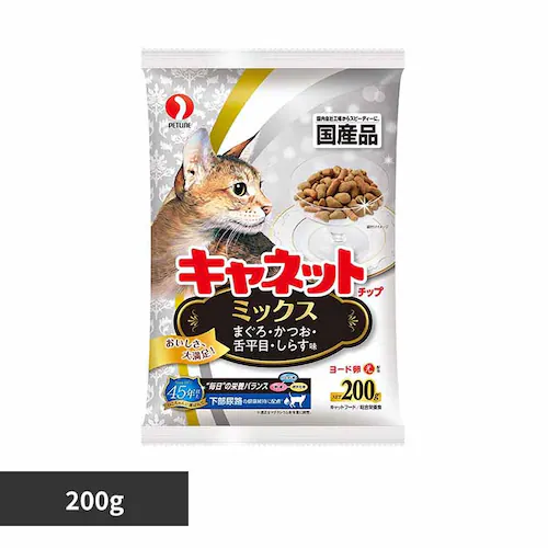 ペットライン キャネット チップ ミックス 200g 1040143 【プラザセレクト】_0
