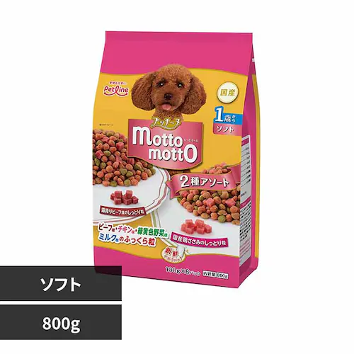 ペットライン プッチーヌ motto motto ソフト 1歳から 800g 1020908 【プラザセレクト】_0