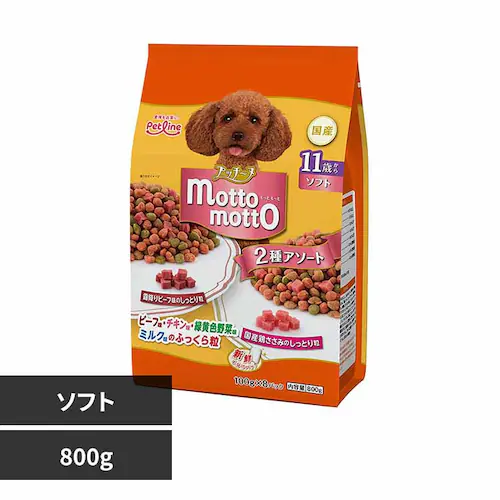ペットライン プッチーヌ motto motto ソフト 11歳から 800g 1020909 【プラザセレクト】_0