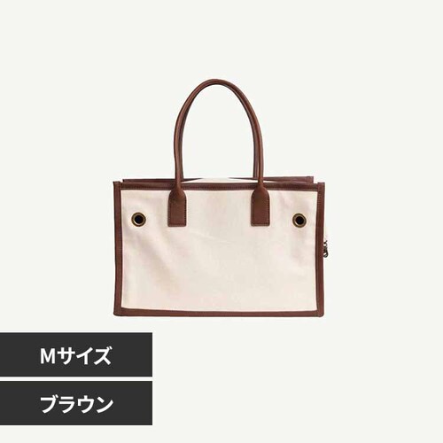 CITYDOG パイピングトートキャリー ブラウン【前払い不可】【代引き不可】【同梱不可】_0