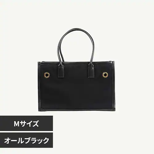 CITYDOG パイピングトートキャリー オールブラック_0