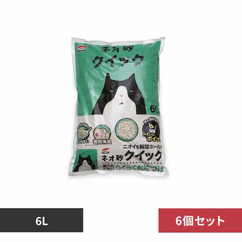 株式会社コーチョー 【6個】ネオ砂 クイック6L 3630458 【プラザセレクト】_0