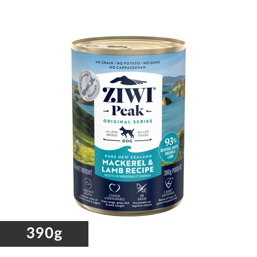 ZiwiPeak ドッグ缶 390g NZマッカロー&ラム _0