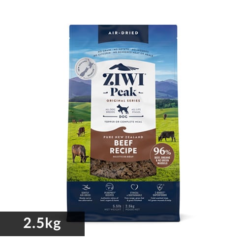 ziwipeak エアドライ・ドッグフード NZグラス・ビーフ 454g 犬 フード