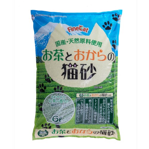 お茶とおからの猫砂 6L _0