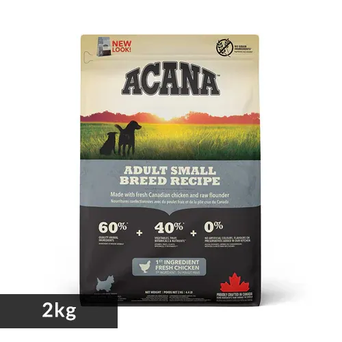 【おまけ付】アカナ アダルトスモールブリード 2kg 犬 フード_0
