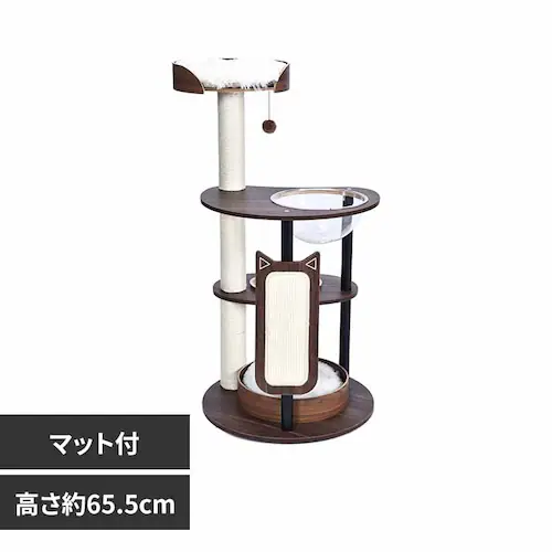 アクリル宇宙船三段タワー マット付 YS133196 KIRA_0