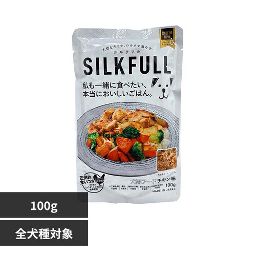 SILKFULL SILKFULL�i�V���N�t���j ���p�v���~�A���E�F�b�g�t�[�h �`�L���� 100g_0