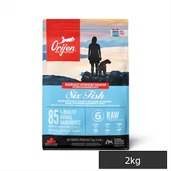 �y�A�E�g���b�g�ܖ������󎚕s�ǁz�I���W�� �h�b�O�t�[�h �I���W�� �V�b�N�X�t�B�b�V�� �h�b�O 2�s �v���~�A���t�[�h �O���C���t���[ ORIJEN