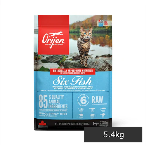 【アウトレット賞味期限印字不良】オリジン キャットフード オリジン シックスフィッシュ キャット 5.4s プレミアムフード グレインフリー ORIJEN_0