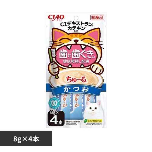 CIAO ちゅ〜る 歯と歯ぐきの健康維持に配慮 8g×4本 SC-521 SC-522 SC-523_0