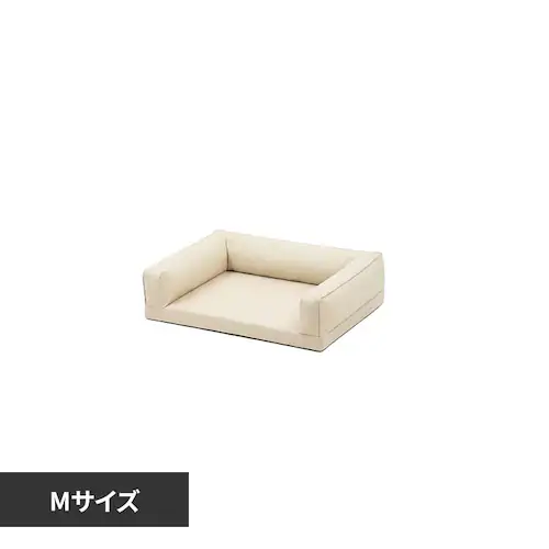 撥水加工 丸洗い可能 ペットベッド Mサイズ T0182PTBDM-IVY アイボリー_0