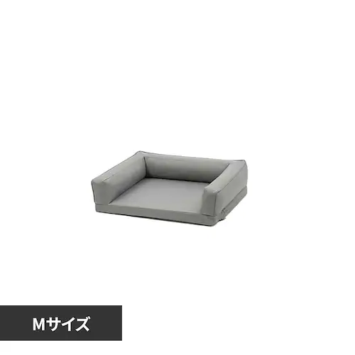 撥水加工 丸洗い可能 ペットベッド Mサイズ T0182PTBDM-LGY ライトグレー_0