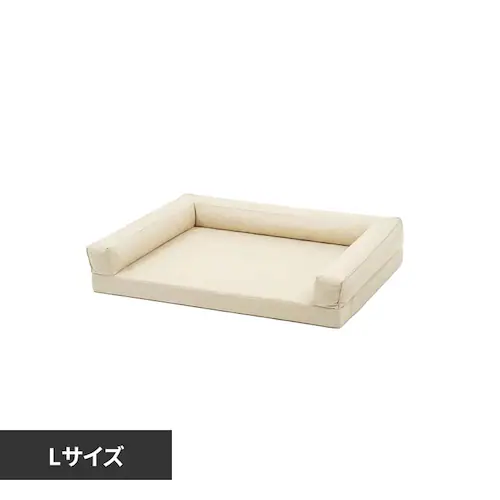 撥水加工 丸洗い可能 ペットベッド Lサイズ T0183PTBDL-IVY アイボリー_0