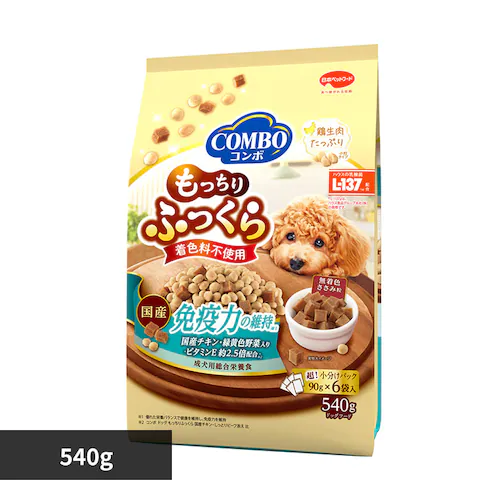 �R���{ �h�b�O�t�[�h ��������ӂ����� �Ɖu�͂̈ێ� 540g(90g�~6��)_0