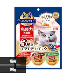 コンボ プレゼント 猫用おやつ 3種のバラエティパック 90g 免疫力の維持