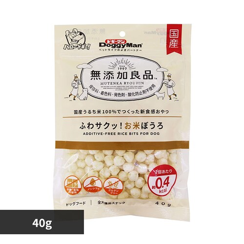 無添加良品 ふわサクッ!お米ぼうろ 40g_0