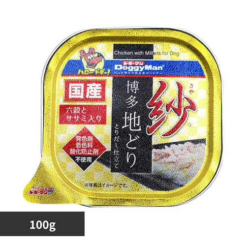 紗 博多地どり 100g 六穀とササミ入り_0