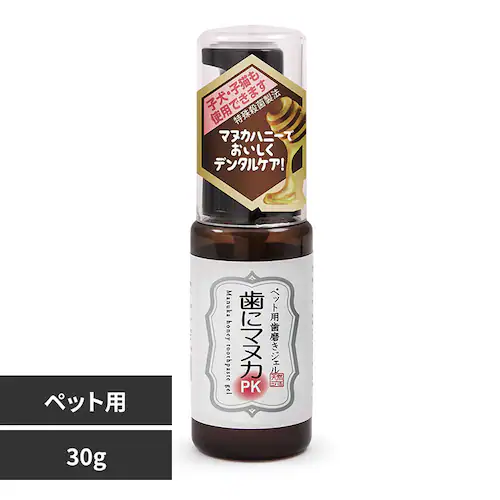 天然365 ペット用ハミガキジェル 歯にマヌカPK 30g_0