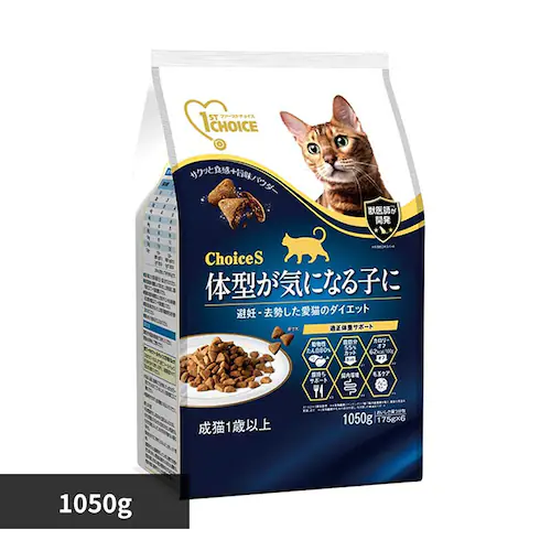 ファーストチョイス ChoiceS 体型が気になる子に成猫1歳以上 1050g(175g×6)_0