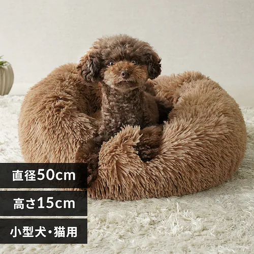 adorable pet’s イエティ ラウンドベッド Mサイズ RB-154MBR ブラウン_0