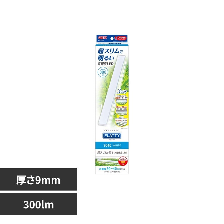 GEX �N���A�k�d�c�t���b�e�B 3040 �z���C�g