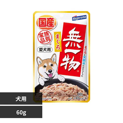 Hagoromo 愛犬用 無一物パウチ 60g まぐろ_0